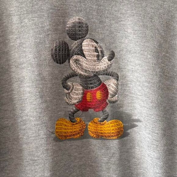 Vintage Disney Mickey Mouse Monogram Crewneck - Picture 3 of 5